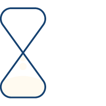 Hourglass icon.
